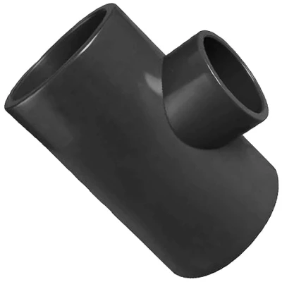 Abbildung von MegaHaustechnik T Stück Reduzierung für Rohr Aussendurchmesser 50 auf 40mm Klebe Fitting PVC U PE Kunststoff