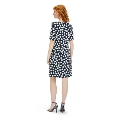 Abbildung von Betty Barclay À Volants Manches Courtes Freizeitkleid, Damen, Größe: 40, Bleu blanc