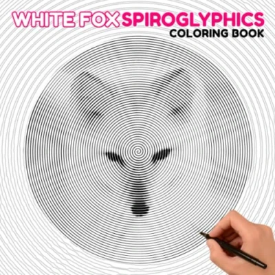Abbildung von White Fox Spiroglyphics Coloring Book: Snow Spiral Book to Drawing Gifts Hidden Picture Pages for Gag Gifts, Relaxation