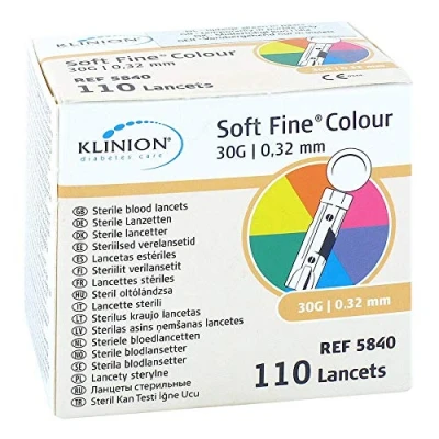 Abbildung von Klinion Soft fine colour Lanzetten 30 G