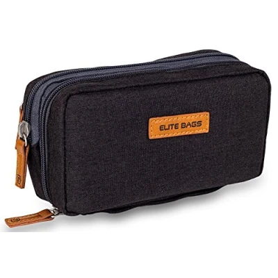 Abbildung von ELITE BAGS DIABETIC&#039;S Diabetiker Täschchen schwarz bitone kompakt 3 Fächer für alle notwendigen Utensilien