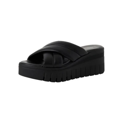 Abbildung von Tamaris Pantolette hoch, Damen, Größe: 38, Black leather Leder