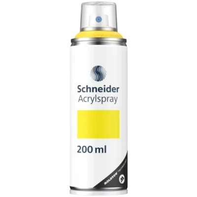 Abbildung von Schneider Acrylspray Sprühfarbe gelb