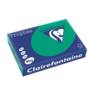 Abbildung von 5 x Clairefontaine Kopierpapier Trophee A4 80g/qm VE=500 Blatt tanneng