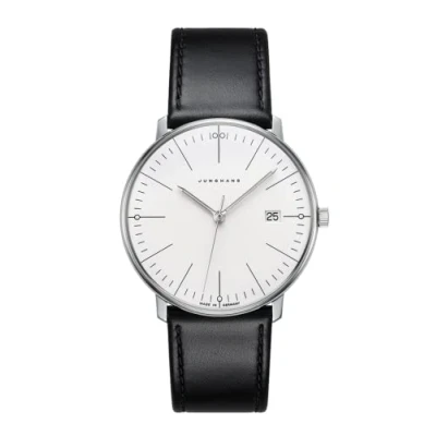 Abbildung von Junghans 41/4817.02 max bill Quarz Armbanduhr mit Saphirglas