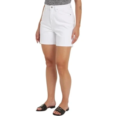 Abbildung von Tommy Hilfiger Straight Jeans Shorts, Damen, Größe: 34, Optic white