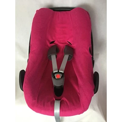 Abbildung von Sommerbezug Schonbezug Frottee von EKO passend für Maxi cosi Rock, Pebble, Pebble Pro und plus 100% Baumwolle pink