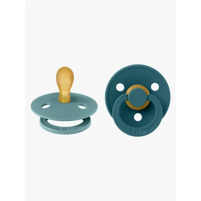 Abbildung von BIBS Colour Schnuller 2er Pack Latex Größe 1, Island Sea/Forest Lake