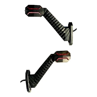 Abbildung von MelTruck 2x LED Umrissleuchte Positionsleuchte Dragon 12V 24V E9 für LKW Anhänger Arm (Breite 200 mm;)