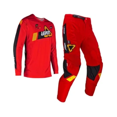 Abbildung von Leatt Herren 5024080626 Motocross Anzug, rot, 3XL
