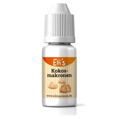 Abbildung von Ellis Aromen Kokosmakronen NATURIDENTISCHES Lebensmittelaroma Für Speisen &amp; Getränke 10 ml