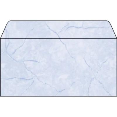 Abbildung von SIGEL DU186 Briefumschläge Granit blau, DIN lang, 50 Stück, gummiert