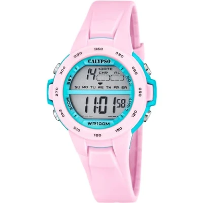 Abbildung von CALYPSO WATCHES Chronograph Junior Collection, Kinderuhr, Quarzuhr, Armbanduhr, digital, Datum, Stoppfunktion