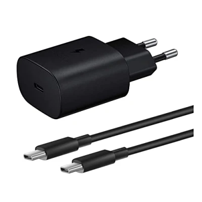 Abbildung von 25W Super Schnellladegerät Fast Charge XXL 1.5 M Ladekabel USB C Netzteil Adapter für Samsung Galaxy S23 Ultra S22 S21Fe S21 S20 S10 A33 5G A53 A52s A13 Tab S8 S7