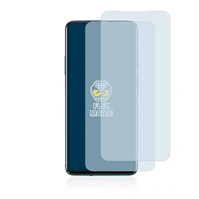 Abbildung von BROTECT Full Cover Schutzfolie Matt für OnePlus 7T Pro (2 Stück) Screen Displayschutz Folie, 3D Curved, Anti Reflex
