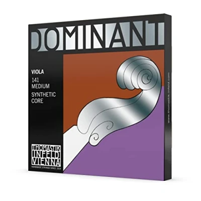 Abbildung von Thomastik 637017 Saiten für Viola Dominant Nylonkern, Satz 4/4 stark