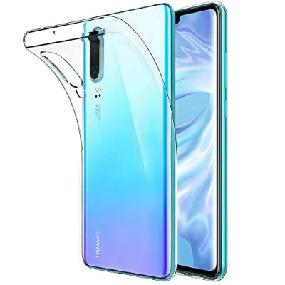 Abbildung von Beetop HMBS038HW568 Kompatibel Mit Huawei P30 Hülle Schutzhülle Ultradünn Handyhülle Transparent Weiche Silikon TPU Case Cover Durchsichtig