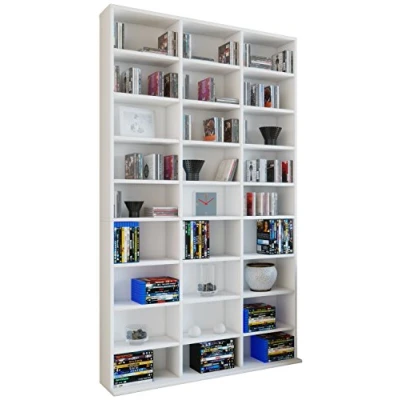 Abbildung von VCM Standregal Holz CD DVD Bücherregal Regal Megosa XL, 1 tlg.