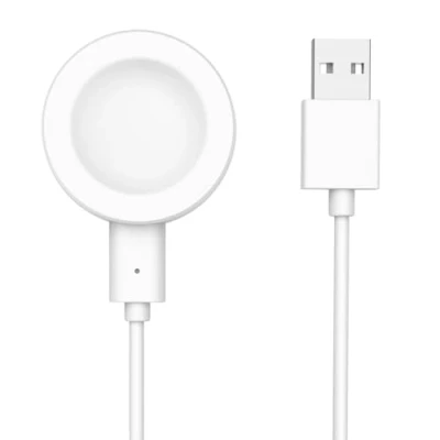 Abbildung von MoKo Magnetisches Ladegerät Kompatibel mit Huawei Watch GT5/GT4/GT3/GT3 Pro/GT3 SE/GT2 Pro/Watch 4/4 Pro/3/3 Pro/Ultimate/GT Runner, Tragbares Ladestation Separatem 1 M Ladekabel, Weiß