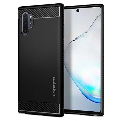 Abbildung von Spigen Rugged Armor Hülle Kompatibel mit Samsung Galaxy Note 10 Plus Matte Black