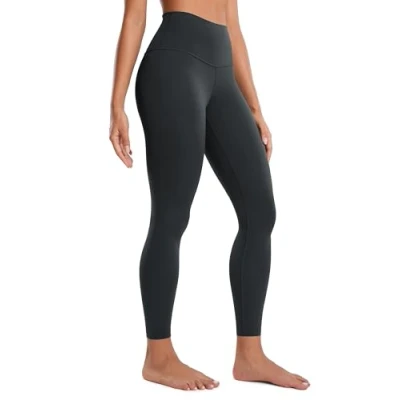 Abbildung von CRZ Yoga Butterluxe Damen High Waist Sport Leggings Blickdicht Leggins Sporthose Workout Gym Yogahose 64cm Melanit 40