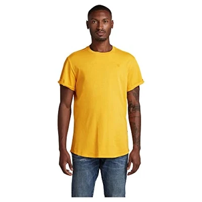 Abbildung von G Star LASH S Tshirt basic, Herren, Größe: XS, Dull yellow gd