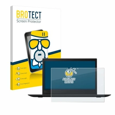 Abbildung von BROTECT Entspiegelungs Schutzglas für Lenovo ThinkPad X1 Yoga (3. Gen.) Schutz Folie Panzerfolie Glas Matt [Extrem Kratzfest 9H, Anti Reflex]