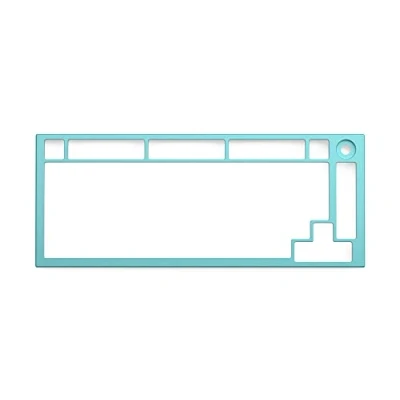 Abbildung von Glorious PC Gaming Race GMMK Pro Top Frame, Farbe Aquamarinblau, für mechanische Tastatur