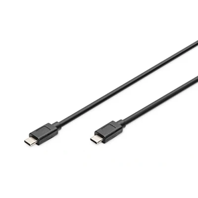 Abbildung von DIGITUS USB 3.2 Gen2 Anschlusskabel 1.0 m C (St) zu 10 Gbit/s Typ Kabel Schwarz