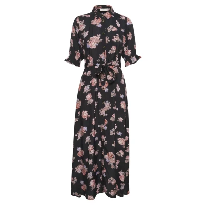Abbildung von Kaffe Maxikleid, Damen, Größe: 34, Black