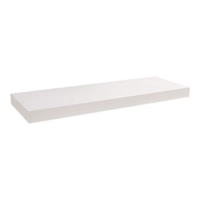 Abbildung von Velano Regalbrett, Wandregal, Regalboden, Schweberegal, Hängeregal, Regalsysteme 1 Stück, 79.5x23.5 cm, Weiß Regale für Küche, Badezimmer, Wohnzimmer, Schlafzimmer FS