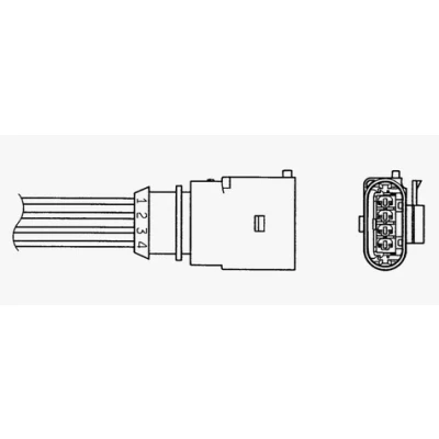 Abbildung von NGK 0047 Lambdasonde beheizt 4 AUDI: A8 D3