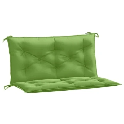 Abbildung von vidaXL Gartenbank Auflagen 2 STK. Melange Grün 100x50x7 cm Stoff