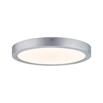 Abbildung von Paulmann 70656 LED Panel Lunar rund 400mm 21,8W 230V Chrom matt Alu Deckenaufbauleuchte Deckenleuchte Deckenlampe