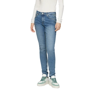 Abbildung von QS by s.Oliver Sadie MID RISE Jeans Slim Fit, Damen, Größe: 36x34, Blau