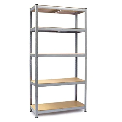 Abbildung von Humberg 4843 Schwerlastregal mit 5 Böden aus MDF 180 x 90 30 cm
