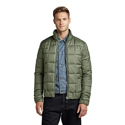Abbildung von G STAR RAW Herren Meefic Square Quilted Jacke, Grün (lt hunter D22714 B958 8165), M