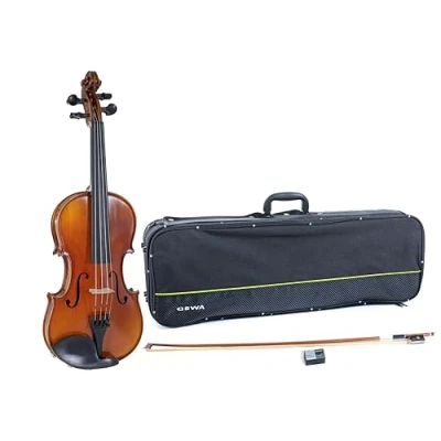 Abbildung von GEWA Violine, Violingarnitur Serie Maestro 1 VL 3, 4/4 Spielfertig inkl. Violinkoffer, Massaranduba Bogen und Il Cannone Saiten