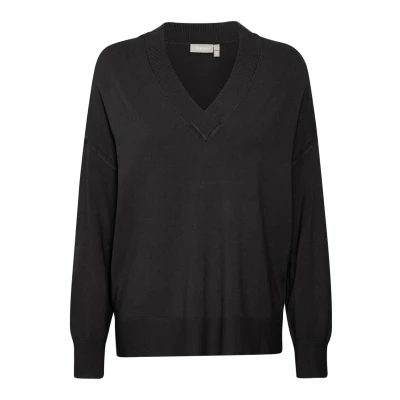 Abbildung von Fransa Frblume PU 15 Strickpullover, Damen, Größe: Small, Black