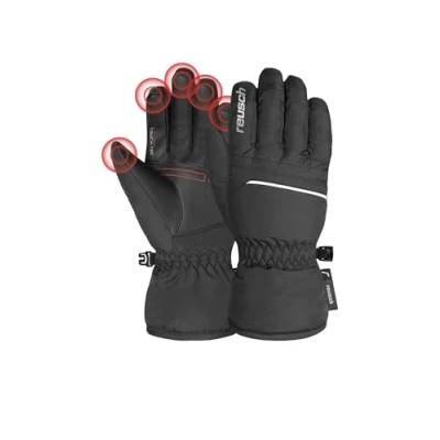 Abbildung von Reusch Junior Glove All Finger Touch warme, Winddichte und atmungsaktive Winterhandschuhe Fingerhandschuhe Skihandschuhe für Kinder Kids Jugendliche Mädchen Jungen touchscreenkompatibel