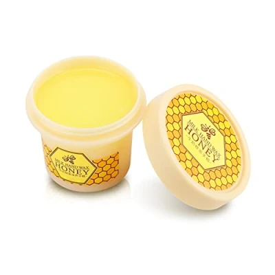 Abbildung von Sonew Milch Honig Handmaske, Handpflege Wachs Handschuhe für Cracked Trockene Hände Feuchtigkeitsspendende Pflege Hautpflege Handmaske(120g)