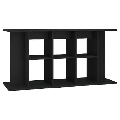 Abbildung von vidaXL Aquariumunterschrank Aquariumständer Schwarz 120x40x60 cm Spanplatte Aquarium Unterstand