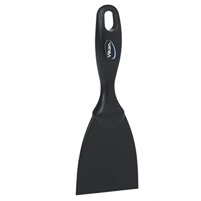 Abbildung von Vikan Hygiene Handschaber Gerade Polypropylen Schwarz 75mm