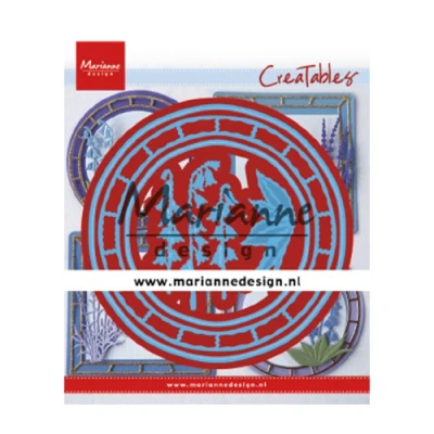 Abbildung von Marianne Design Creatables Präge und Stanzschablone Wilde Hyazinthe Kreis