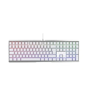 Abbildung von CHERRY MX BOARD 3.0 S, Mechanische Gaming Tastatur mit Kabel, Deutsches Layout (QWERTZ), Robustes Aluminium Gehäuse, RGB Beleuchtung, RED Switches, Weiß