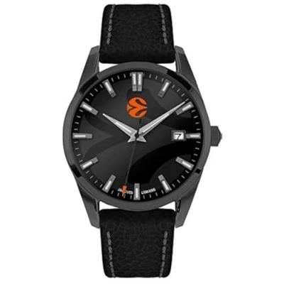 Abbildung von Jacques Lemans Herren Armbanduhr massiv Edelstahl Uhr, schwarz, 44