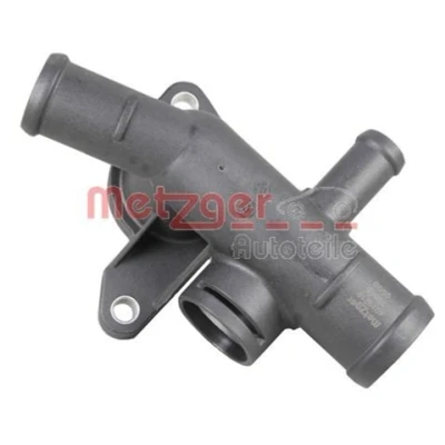 Abbildung von METZGER 4010219 Flansch Kunststoff Zylinderkopf, getriebeseitig mit Dichtung ohne Sensor VOLKSWAGEN: Polo IV Schrägheck, SEAT: Ibiza 3 Schrägheck