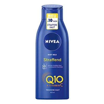 Abbildung von Nivea BODY Firming MILK Q10 + Vitamin C Feuchtigkeitspflege, Größe: 400 ml,