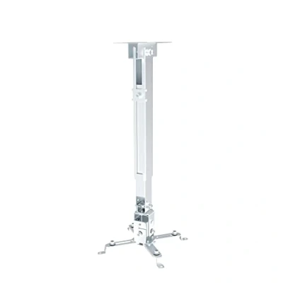 Abbildung von conecto, Deckenhalterung/Wandhalterung für Beamer Projektor, neigbar (+/ 15), Deckenabstand bis 65 cm, Traglast: 20,0 kg, weiß, SA CC50281 V2, Deckenabstand: cm