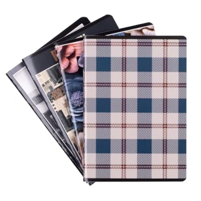 Abbildung von gimboo Schulheft/Format A5 80/80 Blatt Kariert/Mixed 4er Packung 4 Stück/Packung Motive Sortiert/für Kinder zur Einschulung für Grundschüler/mit Rand/Weiße Karten/Blau Kariert